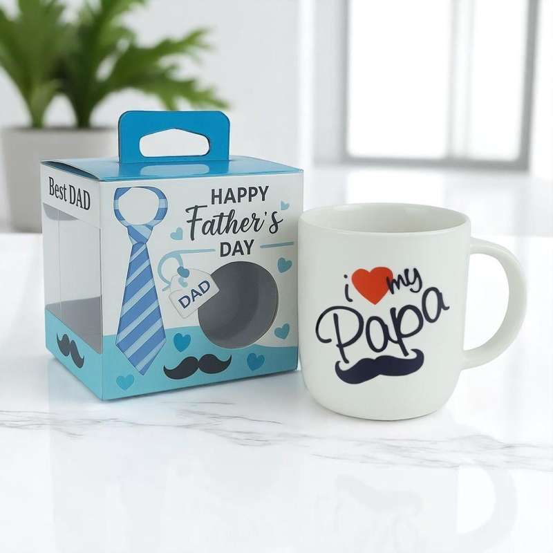 Father's Day Ceramic Mug Gift in a Gift Packaging