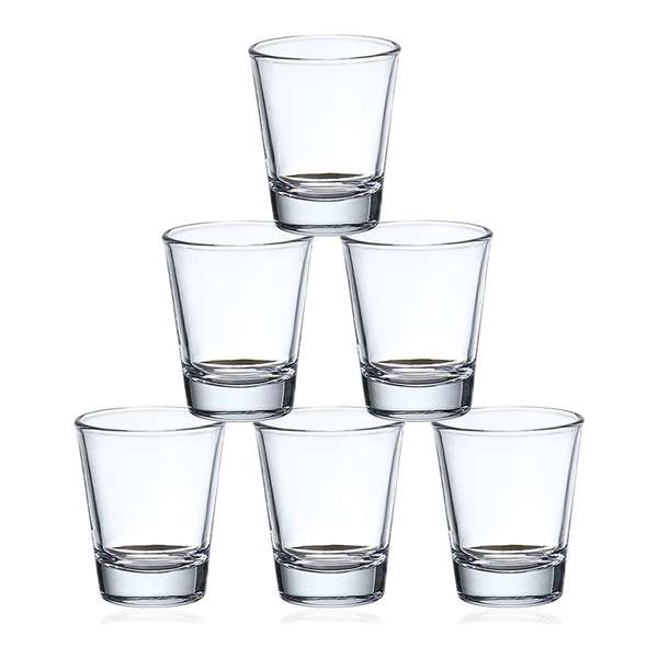 Whiskey Glass Decanter with 6-Pcs Shot Glass Set and Portable Glass Ice Bucket w Handle and Tong