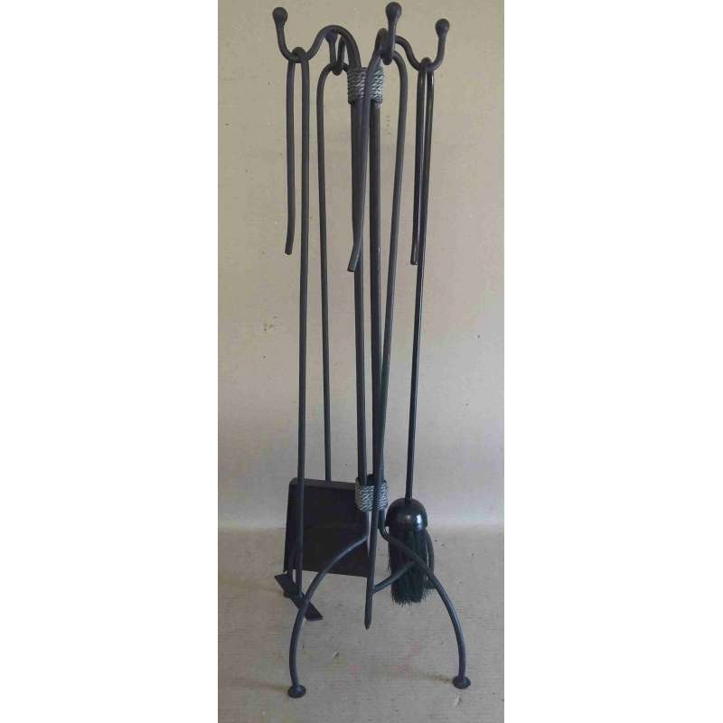 5pcs Econo Wrought Iron Companion Set