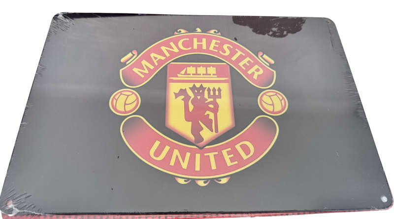 Manchester United Metal Sign