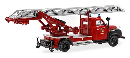 Atlas Fire Engine Truck Collection Opel Blitz Ladder Truck 1/72 OO railway scale