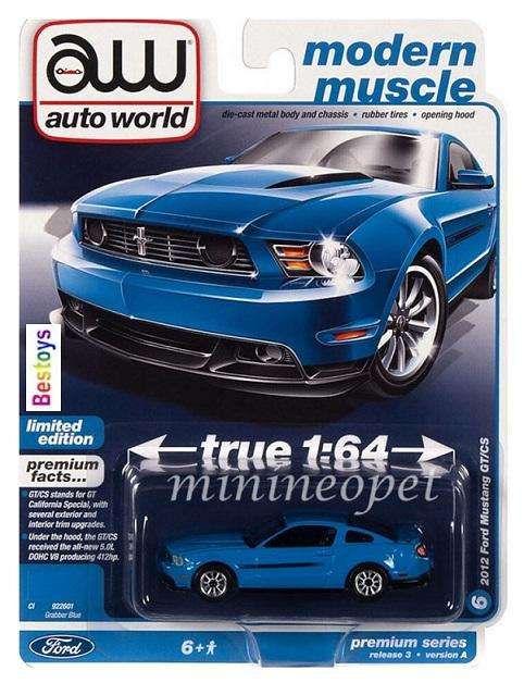 Auto World AW64372 Modern Muscle Ford Mustang GT/CS 2012