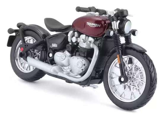 Burago Diecast Model Motorcycle Bike Triumph Bonneville Bobber 1/18 scale