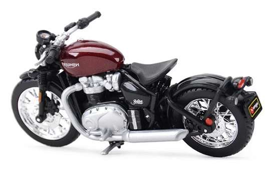 Burago Diecast Model Motorcycle Bike Triumph Bonneville Bobber 1/18 scale