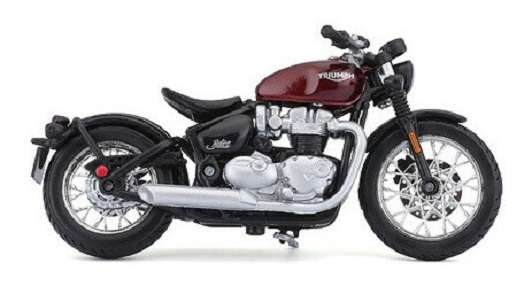Burago Diecast Model Motorcycle Bike Triumph Bonneville Bobber 1/18 scale