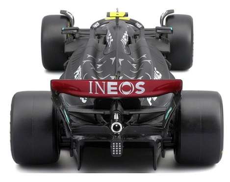 Burago 28037 Formula 1 F1 Mercedes AMG W 14 E W14E 2023 GP No 44 Hamilton "Petronas" with figurine