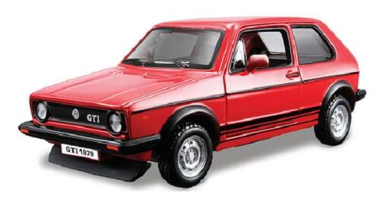 Burago 43000 VW Volkswagen Golf GTi Mk 1 Mkl1 1979