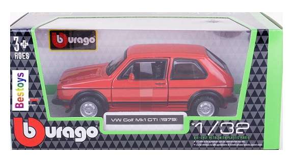 Burago 43000 VW Volkswagen Golf GTi Mk 1 Mkl1 1979