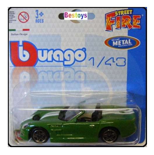 Burago Diecast Model Car Ford Shelby Series One Series 1 1/43 scale