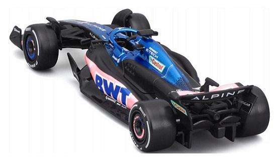 Burago 38072 Formula 1 F1  F 1 Alpine A523 "BWT" 2023 GP No 31 Ocon