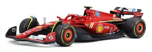 Burago 36844 Formula 1 F1 Ferrari SF 24 No 55 Sainz 2024 GP