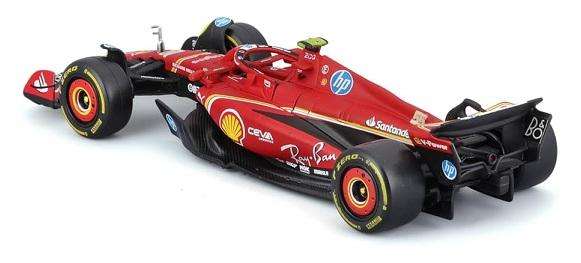 Burago 36844 Formula 1 F1 Ferrari SF 24 No 55 Sainz 2024 GP