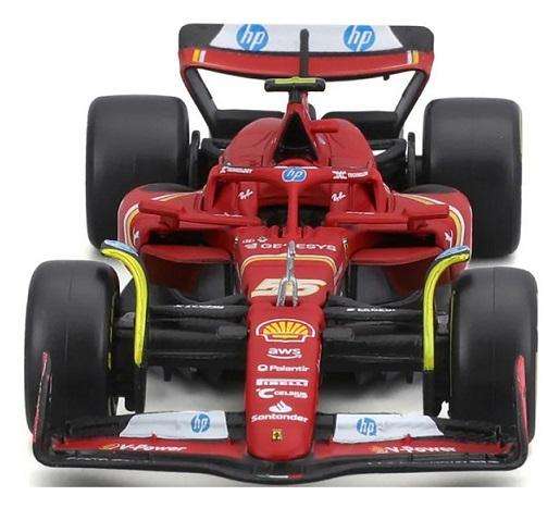 Burago 36844 Formula 1 F1 Ferrari SF 24 No 55 Sainz 2024 GP