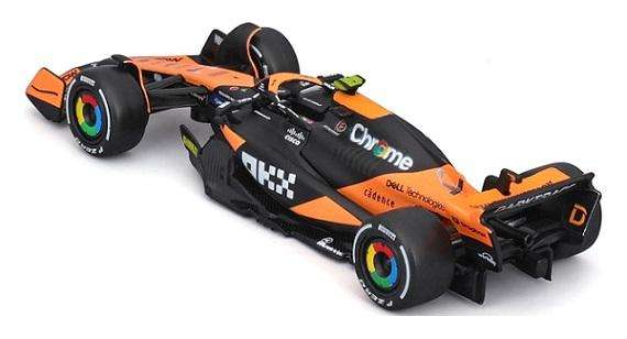 Burago 38214 Formula 1 F1  McLaren MCL38 No 4 Norris Miami Grand Prix 2024 GP