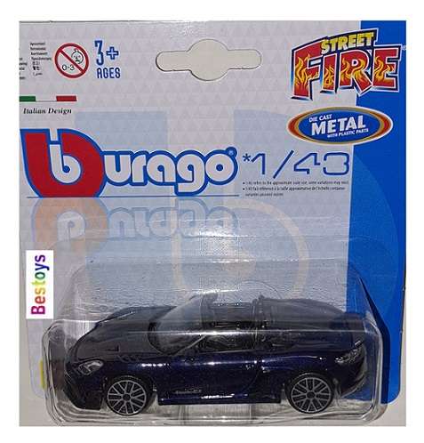 Burago Street Fire Porsche 718 Spyder RS 1/43 scale