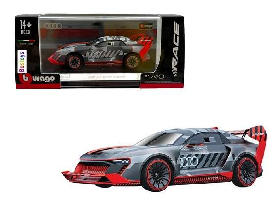 Burago Race 38311 Audi S1 E-tron Quattro 1/43 scale