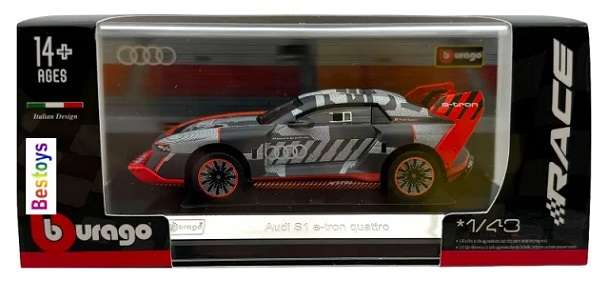 Burago Race 38311 Audi S1 E-tron Quattro 1/43 scale