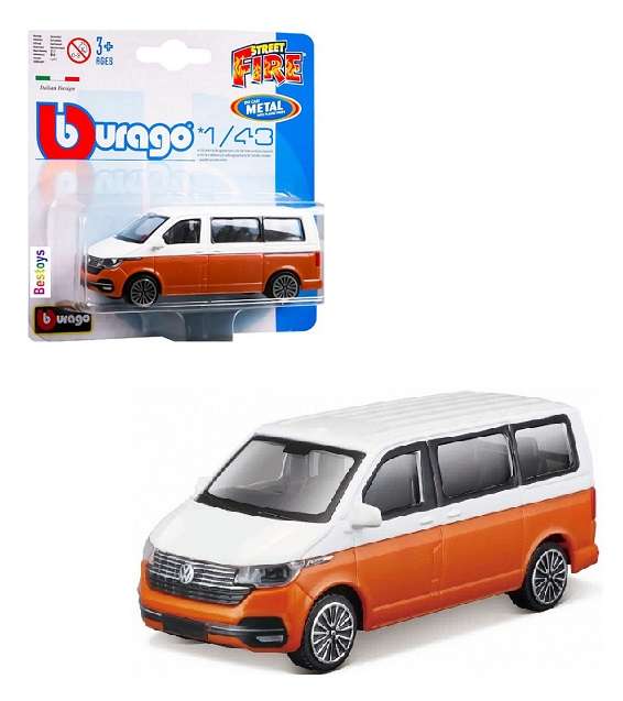 Burago VW Volkswagen Kombi Transporter T 6.1 T6.1 2020 1/43 scale