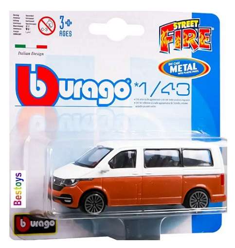 Burago VW Volkswagen Kombi Transporter T 6.1 T6.1 2020 1/43 scale