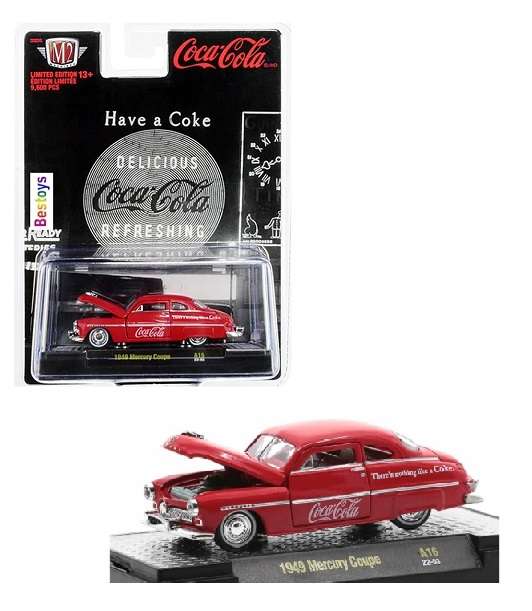 Castline M2 Model Car A16 Mercury Coupe 1949 "Coca Cola"