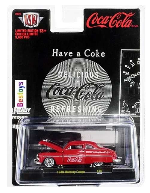Castline M2 Model Car A16 Mercury Coupe 1949 "Coca Cola"