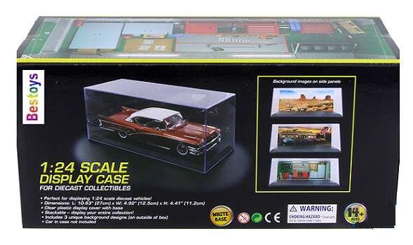 Model Car Acrylic Display Case Diorama Box 1/24 scale