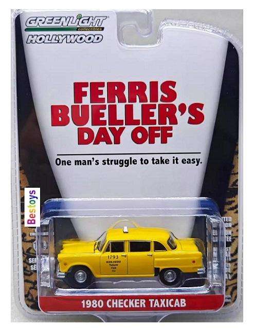 Greenlight Hollywood 62030-C Checker Taxicab 1980 "Ferris Bueller's Day Off"