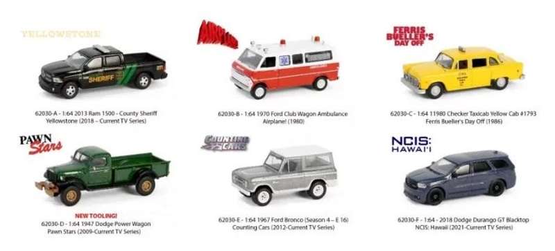 Greenlight Hollywood 62030-C Checker Taxicab 1980 "Ferris Bueller's Day Off"