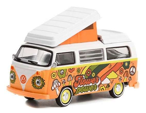 Greenlight VDub Series VW Volkswagen Kombi T 2 T2 Westfalia Camper Campmobile 1973 1/64 scale