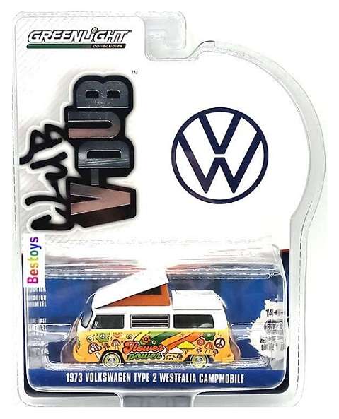 Greenlight VDub Series VW Volkswagen Kombi T 2 T2 Westfalia Camper Campmobile 1973 1/64 scale