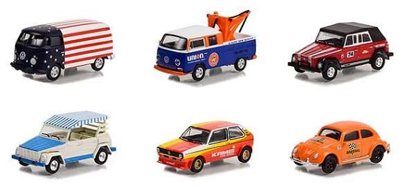 Greenlight VDub Series VW Volkswagen Type 181 Thing 1974 Baja No 74 with towbar 1/64 scale