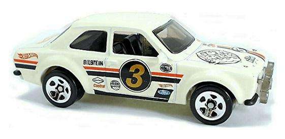 Hot Wheels 2019 102/250 Ford Escort RS 1600 1970 No 3 "Gum Ball 3000" Race Day