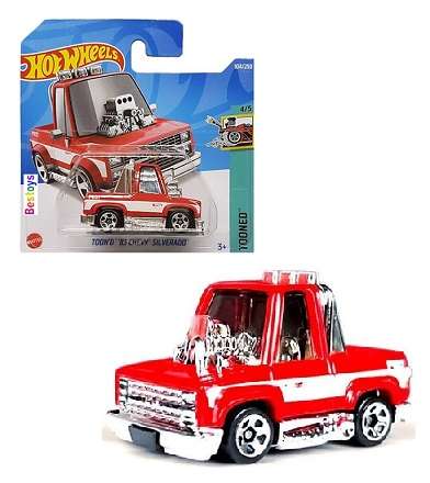 Hot Wheels 2022 104/250 Chevy Chevrolet Silverado 1983 Tooned