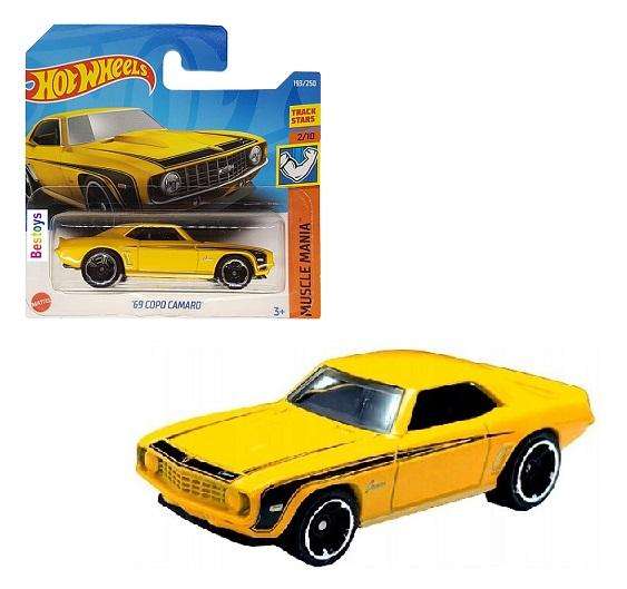 Hot Wheels 2022 193/250 Chevy Chevrolet Camaro 1969 Muscle Mania
