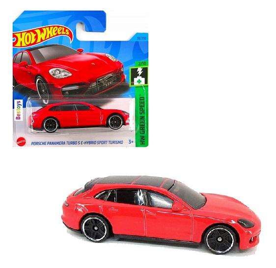 Hot Wheels 2023 38/250 Porsche Panamera Turbo S E Hybrid Sport Turismo Green Speed