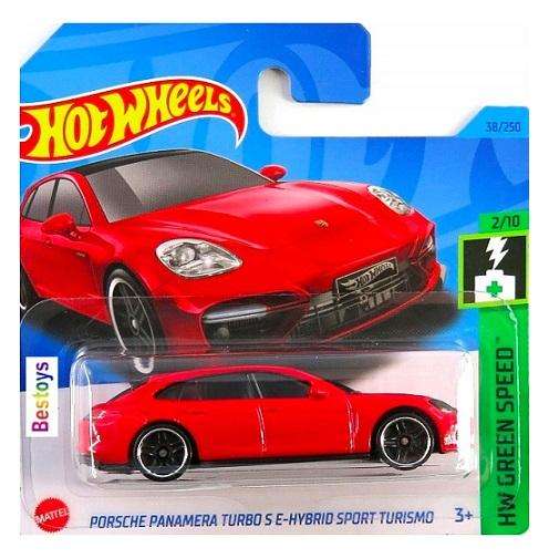 Hot Wheels 2023 38/250 Porsche Panamera Turbo S E Hybrid Sport Turismo Green Speed