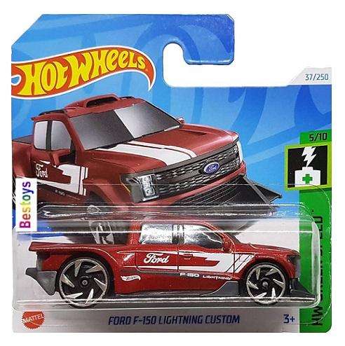 Hot Wheels 2024 37/250 Ford F 150 Lightning Custom Green Speed