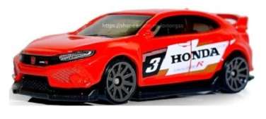 Hot Wheels 2025 123/250 Honda Civic Type R 2018 No 3 Then & Now