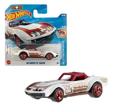 Hot Wheels 2025 51/250 Chevy Chevrolet Corvette Racer 1969 "Valentine 2025" Celebration Racers
