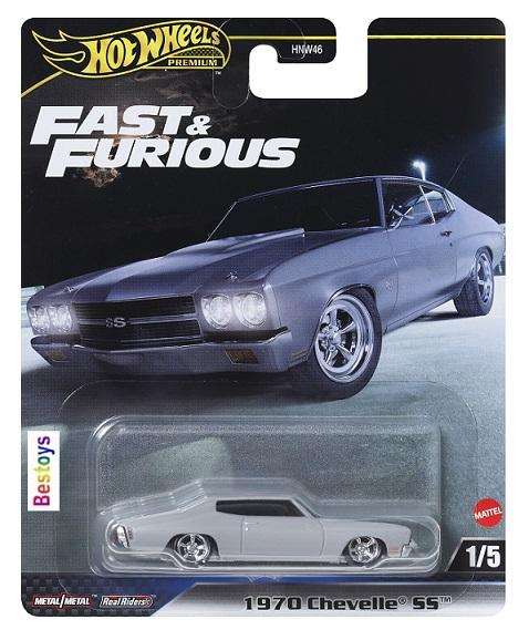 Hot Wheels Fast & Furious Set HNW46 Chevy Chevelle Viper Nissan 370Z Land Rover Defender McLaren Sen