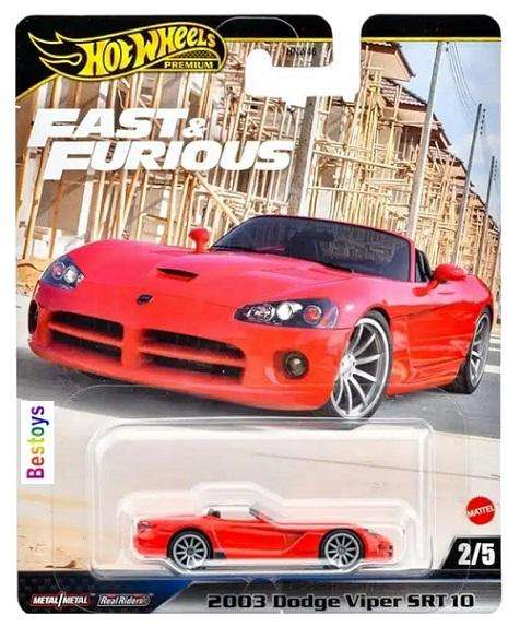 Hot Wheels Fast & Furious Set HNW46 Chevy Chevelle Viper Nissan 370Z Land Rover Defender McLaren Sen