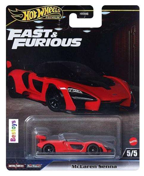 Hot Wheels Fast & Furious Set HNW46 Chevy Chevelle Viper Nissan 370Z Land Rover Defender McLaren Sen