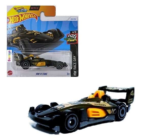 Hot Wheels Hotwheels 2024 101/250 HW 4 Trac No 4 Race Day Netflix Let's Race
