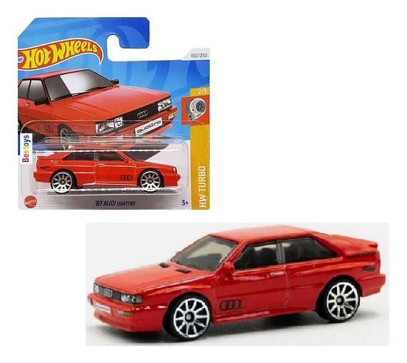Hot Wheels Hotwheels 2024 102/250 Audi Quattro 1987 Turbo 1/64 scale