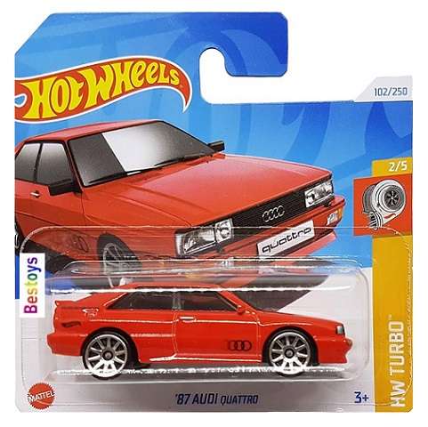 Hot Wheels Hotwheels 2024 102/250 Audi Quattro 1987 Turbo 1/64 scale
