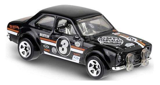 Hot Wheels 2018 102/250 Ford Escort RS 1600 RS1600 1970 No 3 "Gum Ball 3000" Race Day