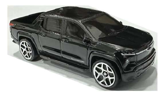 Hot Wheels Hotwheels 2024 110/250 Chevy Silverado EV RST Pickup Green Speed 1/64 scale