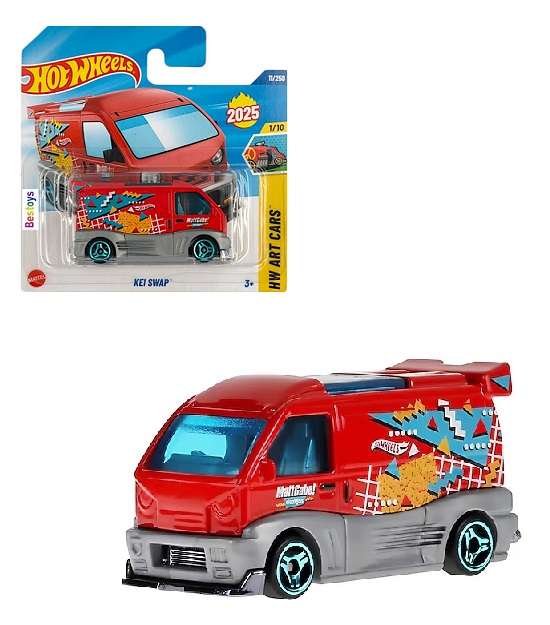 Hot Wheels Hotwheels 2025 11/250 Kei Swap Art Cars "W"