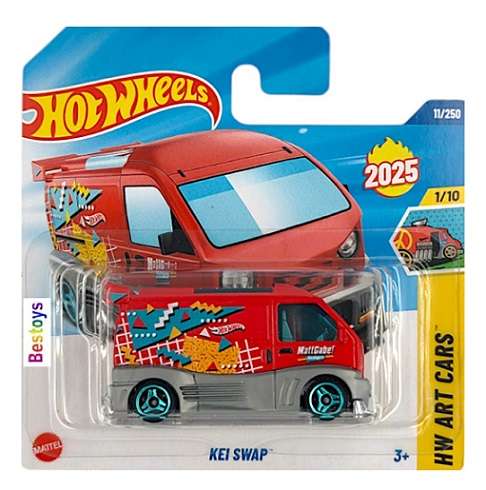 Hot Wheels Hotwheels 2025 11/250 Kei Swap Art Cars "W"