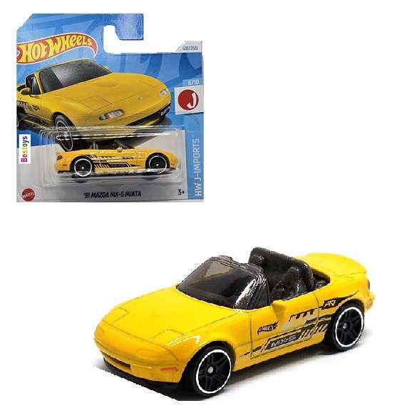 Hot Wheels Hotwheels 2024 120/250 Mazda MX 5 Miata 1991 J Imports 1/64 scale